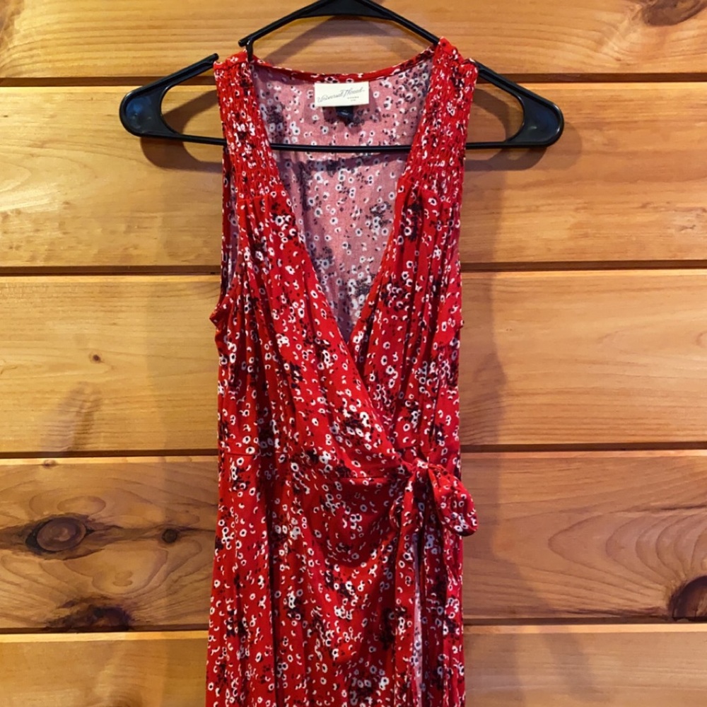 Sleeveless Wrap Dress